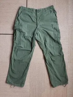 60s US ARMY ジャングルファティーグパンツ 3rd ノンリップ　L