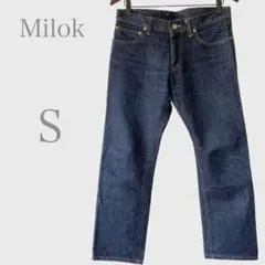 ミロック　ストレートデニムパンツ　ジーンズ　ブルー　S カジュアルのサムネイル