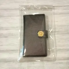 ★スマホ　手帳型ケース★　AQUOS R 605SH　ブラック　ミラー付　カバー