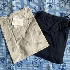 半袖パジャマセット　7部丈パンツ　猫ちゃん　L L