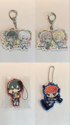 ヒプノシスマイク アクリルキーホルダー&ラバーストラップ 4点セット