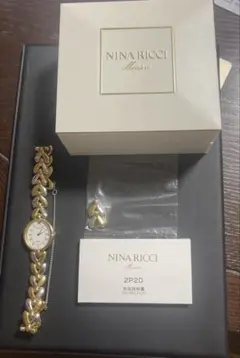 NINA RICCI 2p20 クォーツ時計 取扱説明書つき
