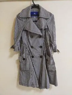 BURBERRY ブルーレーベル トレンチコート チェック　サイズ38