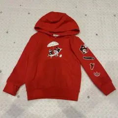 【7253】アディダス×ディズニー　フード付きパーカー　110cm