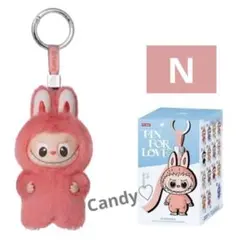 ラブブ イニシャル Nぬいぐるみ アルファベット Labubu 【正規品】17