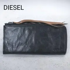 未使用品✨️　DIESEL　ディーゼル　ダブルジップ　レザー　長財布