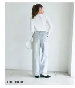 ストレートデニム ライトブルーのサムネイル