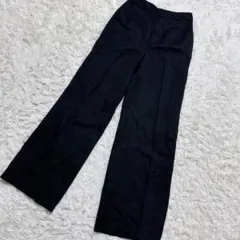 【c7240】GU スラックス　ブラック　フォーマル　ビジネス