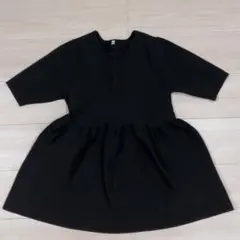 スポンディッシュニットペプラムトップス 　半袖　coca