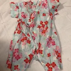 ホットビスケッツ　うさこ　甚平ロンパース　S 未使用　60 70