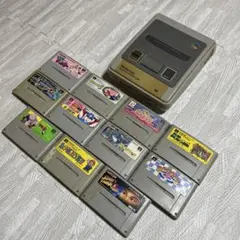 【動作未確認】スーパーファミコン本体＋ソフトまとめ売り