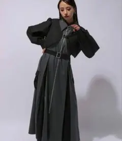civarize V系 ライダース ジレ ロック ドレープ ブラック - メルカリ