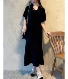 ショートコンビシャツ2ピースワンピース dazzlin