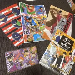ハイキュー!! 東京ドームシティコラボグッズ　クリアファイル他5点セット