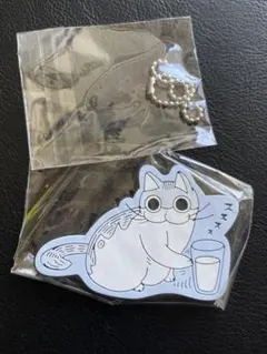 新品 夜は猫といっしょ キュルガ ラバーマスコット キーホルダー グッズ ガチャ