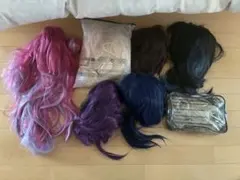 コスプレ用ウィッグ　まとめ売り　7点のサムネイル