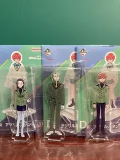 一番くじジークアクス　D賞アクスタセットシャリア・ブル 、エグザベ、コモリ