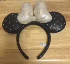 ディズニー　カチューシャ　パール　ミニー