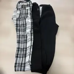 ボトムス3点セット 120cm ブラック