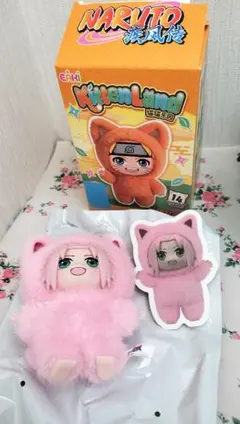 NARUTO 春野サクラ ぬいぐるみ G賞 レジャータイム 中国限定 猫 アイス