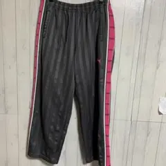希少　絶版モデル　PUMA ストライプ ジャージ S ネイビーピンクY2K