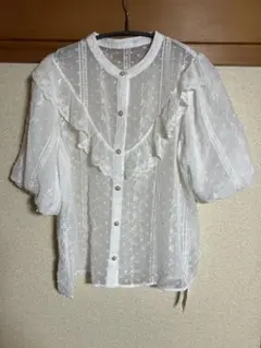 INGNI フリル付き　ブラウス　M