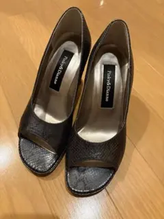 Parker & Dunn ブラック ハイヒール 35