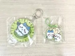 ちいかわ　ハチワレ　うさぎ　ラメアクリルキーホルダー3 ぷっくりラバマスグミ3