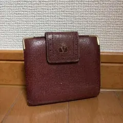 VALENTINO 財布　ハイブランド　レトロ　レザー　おしゃれ　ヴィンテージ