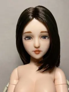 オビツ27カスタムドールヘッド ダークブラウン