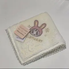 JILLSTUART メゾピアノ ベリエちゃん ミニタオルハンカチ 刺繍