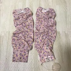 【新品】花柄レッグウォーマー タグ付き