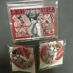 一勝千金　柚巴・リー　コトブキヤくじ　アクリルスタンド　缶バッジ