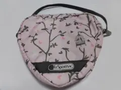 レスポートサック★ポシェット★ショルダー★ハート形★バードソング★ピンク