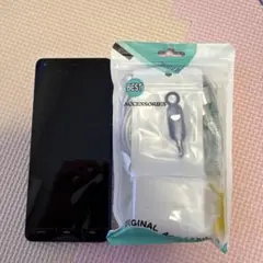 SIMフリー かんたんスマホ2 A001KC 32GB ネイビー 電池良好