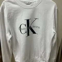 Calvin Klein Jeans ホワイトスウェット