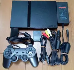 SONY PS2 薄型 本体 付属品一式 メンテナンス済み すぐ遊べます