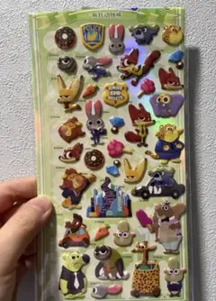 ズートピアすこしぷっくりシール