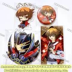 遊戯王GX 十代 二十代 覇王 アクリルカード アクキー 缶バッジ 4点 未使用