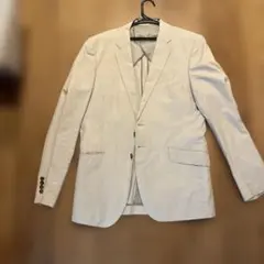 現行タグ Paul Smith 麻 テーラードジャケット サマージャケットグレー