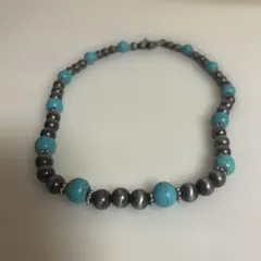 ターコイズ ナバホ族 インディアン シンプル ネックレス インディアンジュエリー