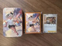 ポケモンカード海外限定　デッキシールド&ダメカンケース&カード サイトウ