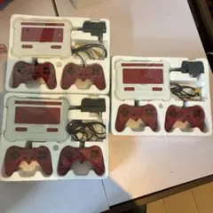 パーティゲーム機 赤 2コントローラー付き