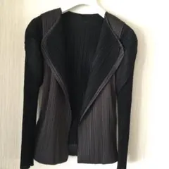 希少　PLEATS PLEASE イッセイミヤケ　カーディガン　サイズ3(L)