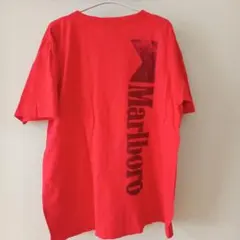 Marlboro マルボロ 赤Tシャツ シングルステッチ