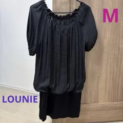 LOUNIE ルーニィ　半袖　チュニック　ブラック　Mのサムネイル