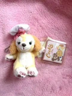 香港ディズニーランド　クッキーアン　ぬいぐるみキーチェーン