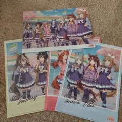 《ウマ娘プリティーダービー》クリアファイル 全4種コンプリート ファミマ 限定