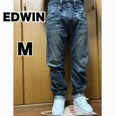 EDWIN ストレートデニム Mサイズ ダークブルー