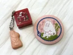 ムーミン　ビスケットミニチュアチャーム　缶バッジ　セット